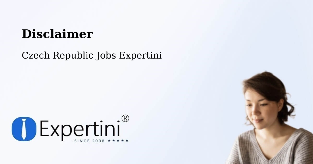Disclaimer – Žirovnice - Czech Republic Jobs Expertini